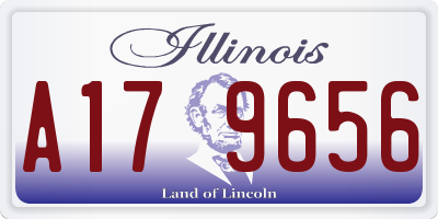 IL license plate A179656
