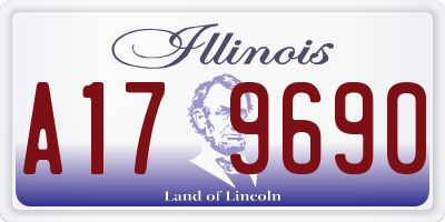 IL license plate A179690