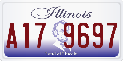 IL license plate A179697