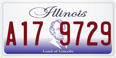 IL license plate A179729