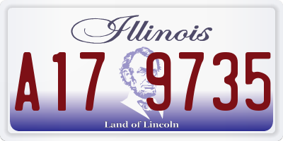 IL license plate A179735