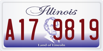 IL license plate A179819