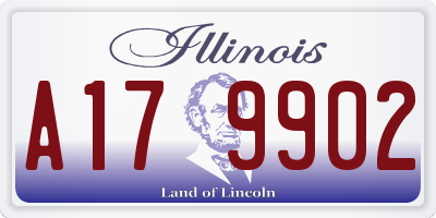 IL license plate A179902
