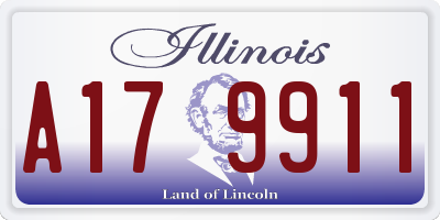 IL license plate A179911
