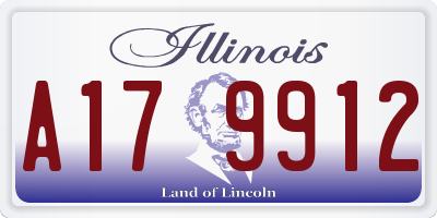 IL license plate A179912