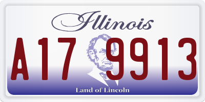 IL license plate A179913