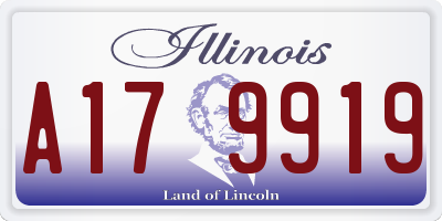 IL license plate A179919