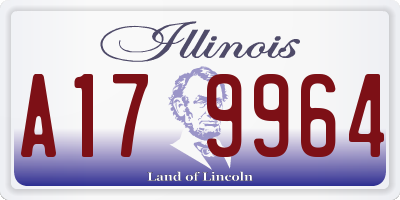 IL license plate A179964
