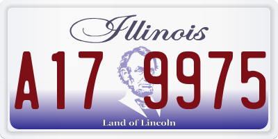 IL license plate A179975