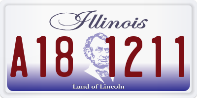 IL license plate A181211