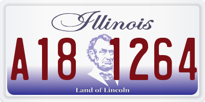 IL license plate A181264