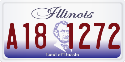 IL license plate A181272
