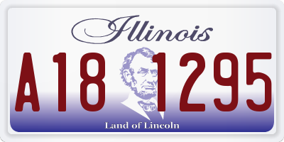 IL license plate A181295