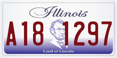 IL license plate A181297