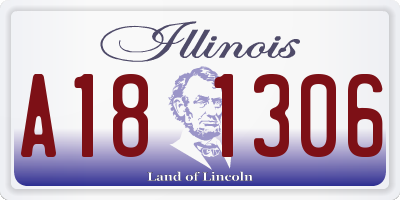 IL license plate A181306