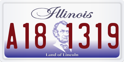 IL license plate A181319