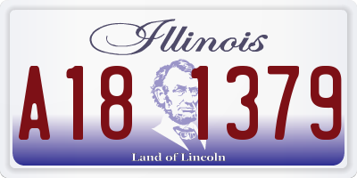 IL license plate A181379