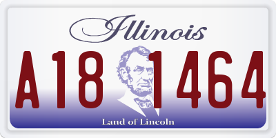 IL license plate A181464