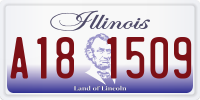 IL license plate A181509