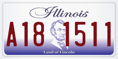 IL license plate A181511