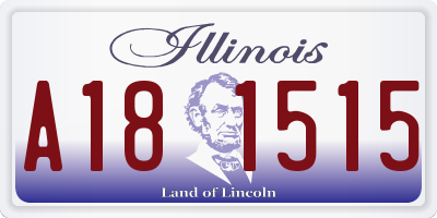 IL license plate A181515
