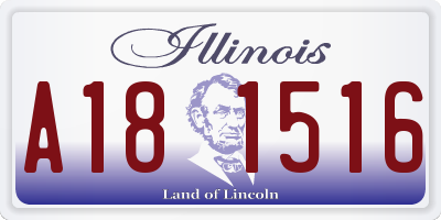 IL license plate A181516