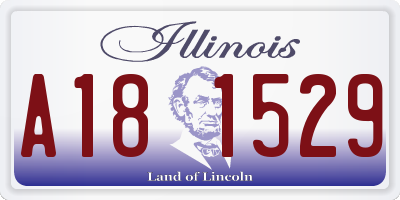 IL license plate A181529