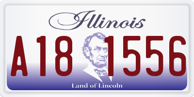 IL license plate A181556