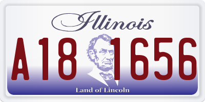 IL license plate A181656