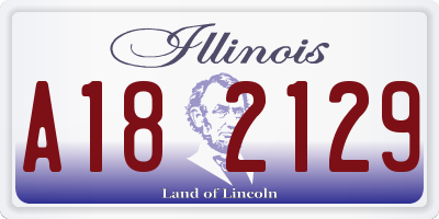 IL license plate A182129
