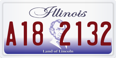 IL license plate A182132