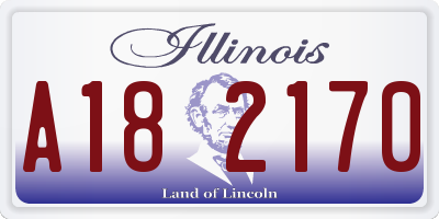 IL license plate A182170