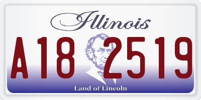 IL license plate A182519