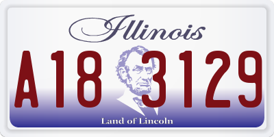 IL license plate A183129