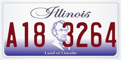 IL license plate A183264