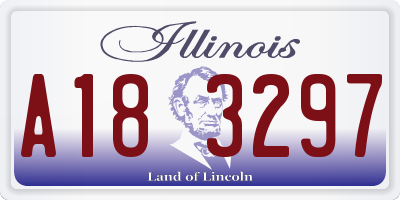 IL license plate A183297