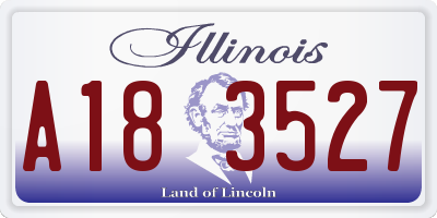 IL license plate A183527