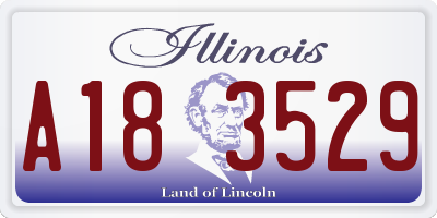 IL license plate A183529