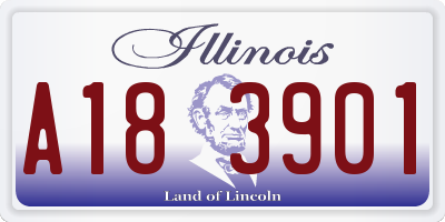 IL license plate A183901