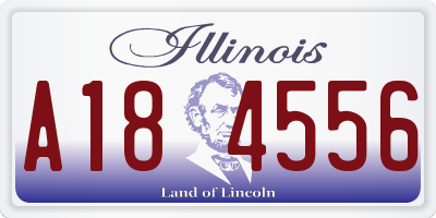 IL license plate A184556