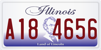 IL license plate A184656