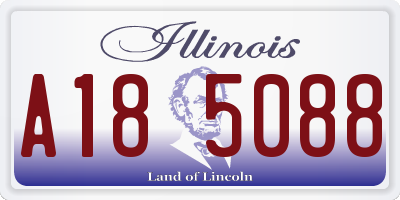 IL license plate A185088