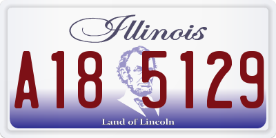 IL license plate A185129