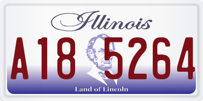IL license plate A185264