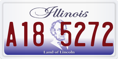 IL license plate A185272