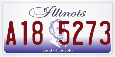 IL license plate A185273