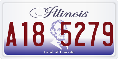 IL license plate A185279