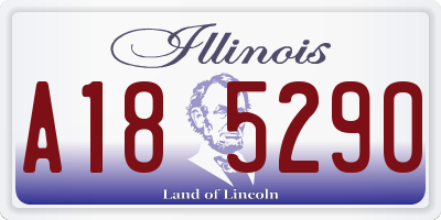 IL license plate A185290