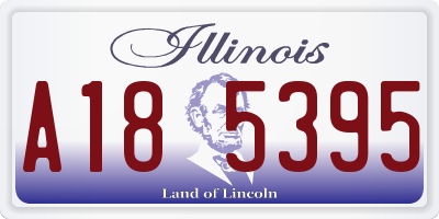 IL license plate A185395