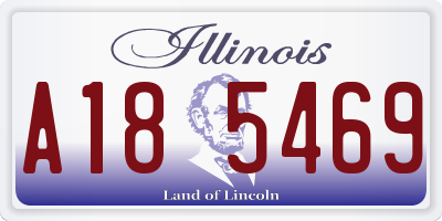 IL license plate A185469